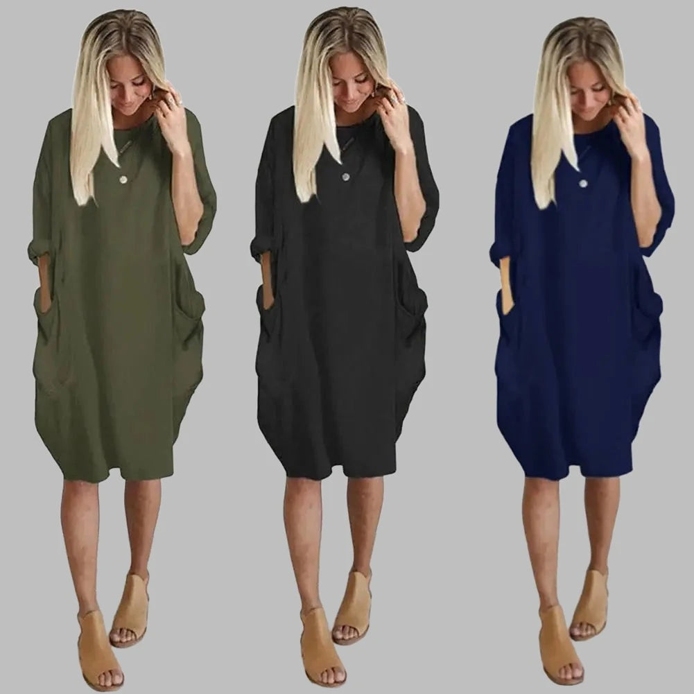 JOLANDA | CASUAL BAGGY DRESS - Sancityshop