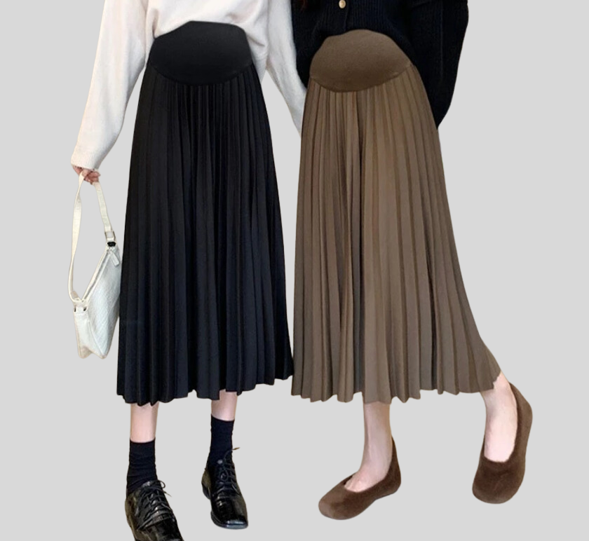 LIENA | PLEATED MATERNITY SKIRT