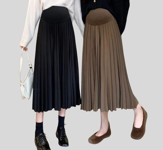 LIENA | PLEATED MATERNITY SKIRT