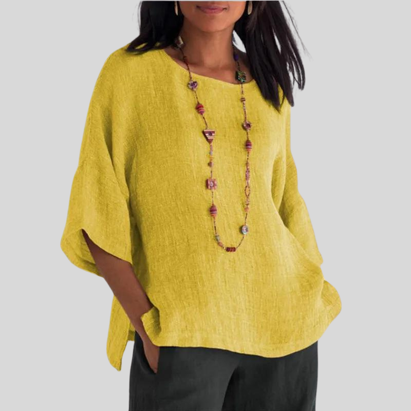 SENNA | THREE QUARTER SLEEVE BLOUSE - Sancityshop