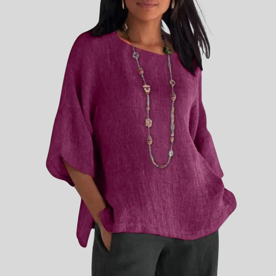 SENNA | THREE QUARTER SLEEVE BLOUSE - Sancityshop