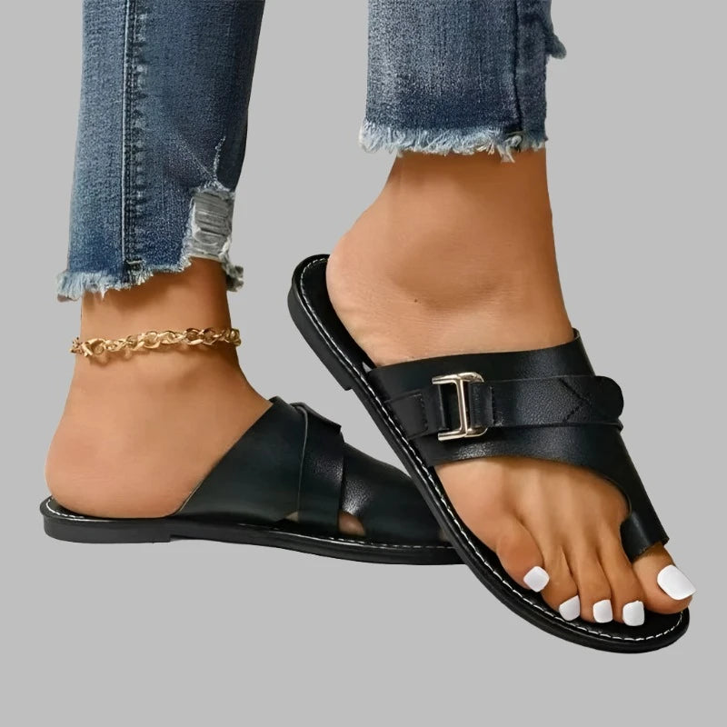 SELI | OPEN TOE SLIPPER - Sancityshop