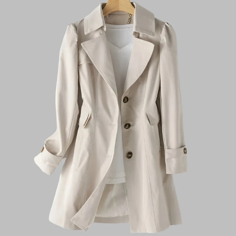 MEA | SINGLE BREASTED TRENCHCOAT - Sancityshop