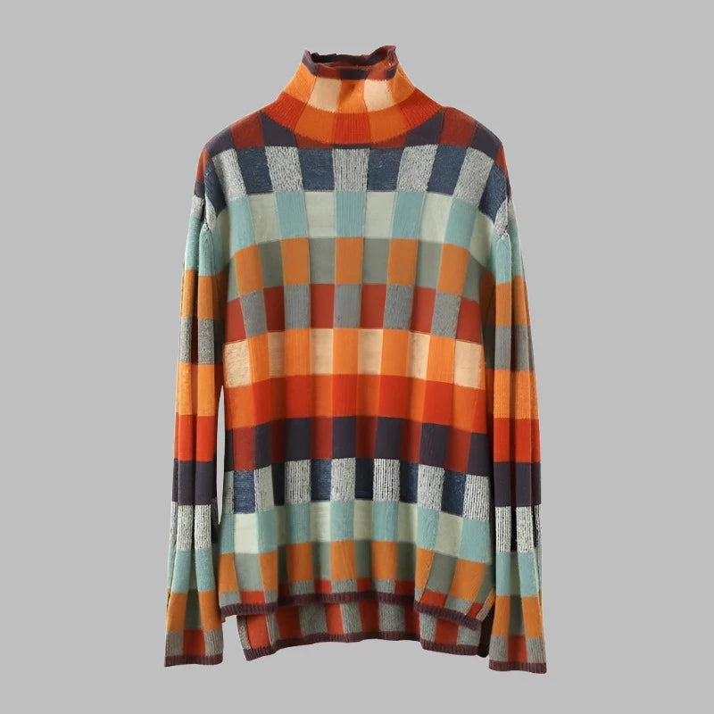 CALLY |  COLORED SQUARES SWEATER