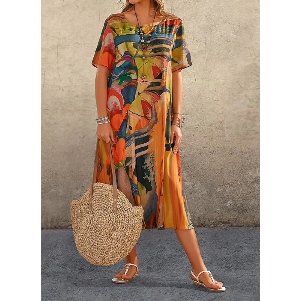 ALICIA | TROPICAL BREEZE DRESS - Sancityshop