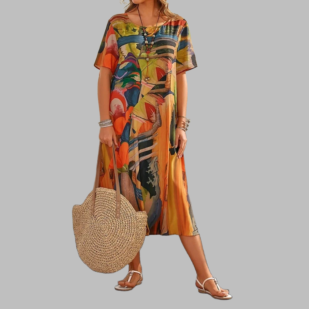 ALICIA | TROPICAL BREEZE DRESS - Sancityshop