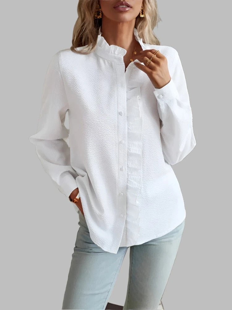 SOPHIE | RUFFLE CHARM BLOUSE - Sancityshop