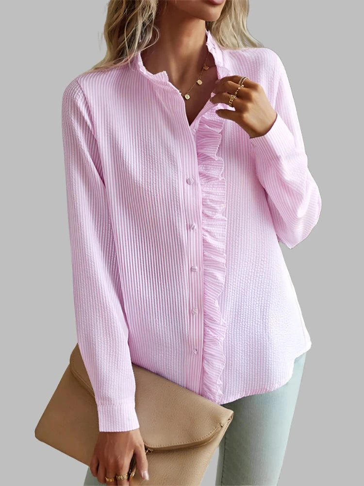 SOPHIE | RUFFLE CHARM BLOUSE - Sancityshop