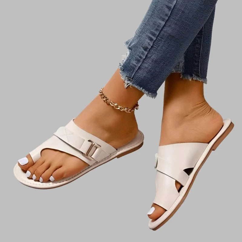 SELI | OPEN TOE SLIPPER - Sancityshop