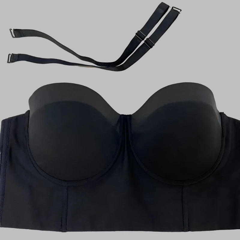 SEAMLESS STRAPLESS PUSH UP BRA - Sancityshop