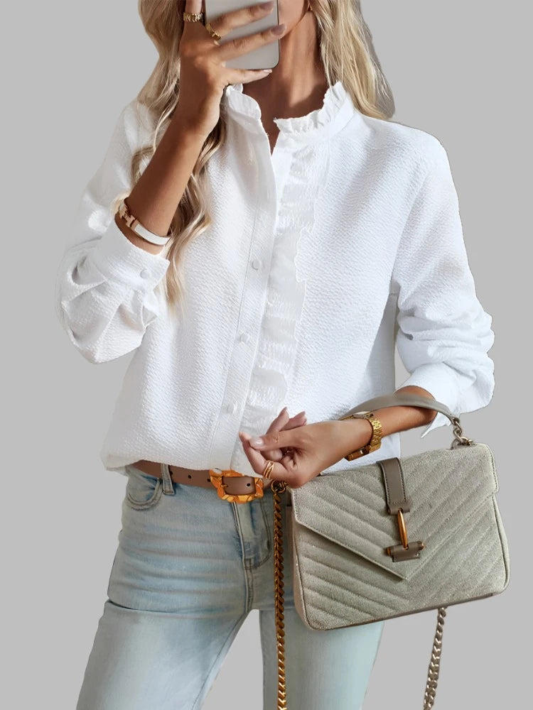 SOPHIE | RUFFLE CHARM BLOUSE - Sancityshop