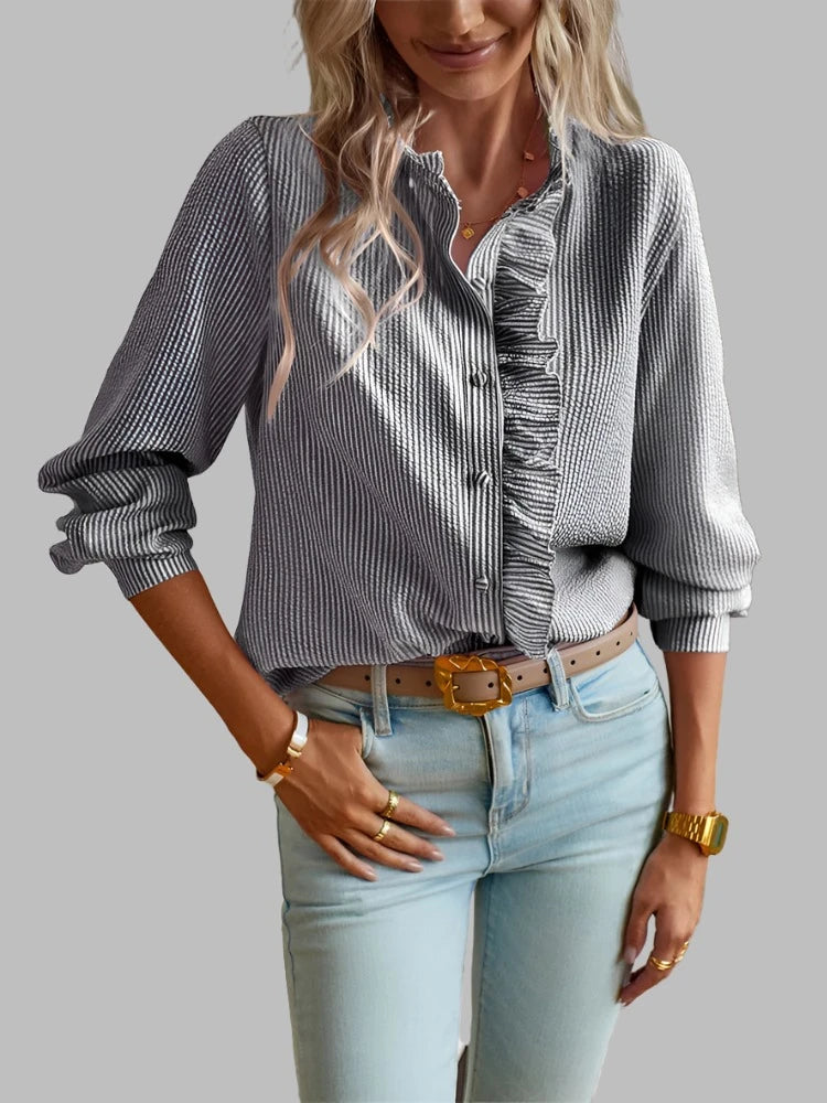 SOPHIE | RUFFLE CHARM BLOUSE - Sancityshop