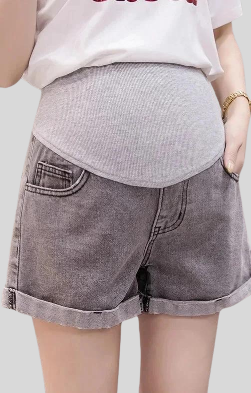 MAURA | MATERNITY DENIM SHORT