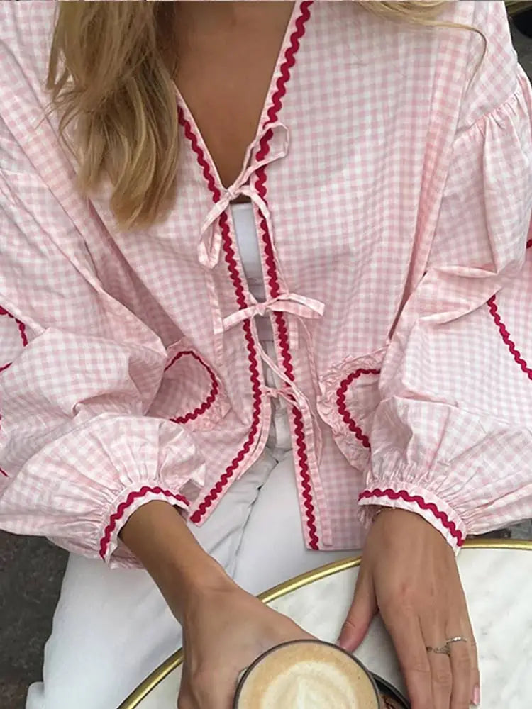 LILY | SWEETHEART PICNIC BLOUSE - Sancityshop